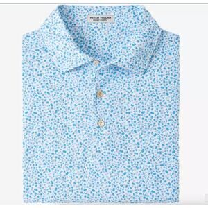 Peter Millar Cara Performance Mesh Men's Short Sleeve Golf Polo Shirt Medium